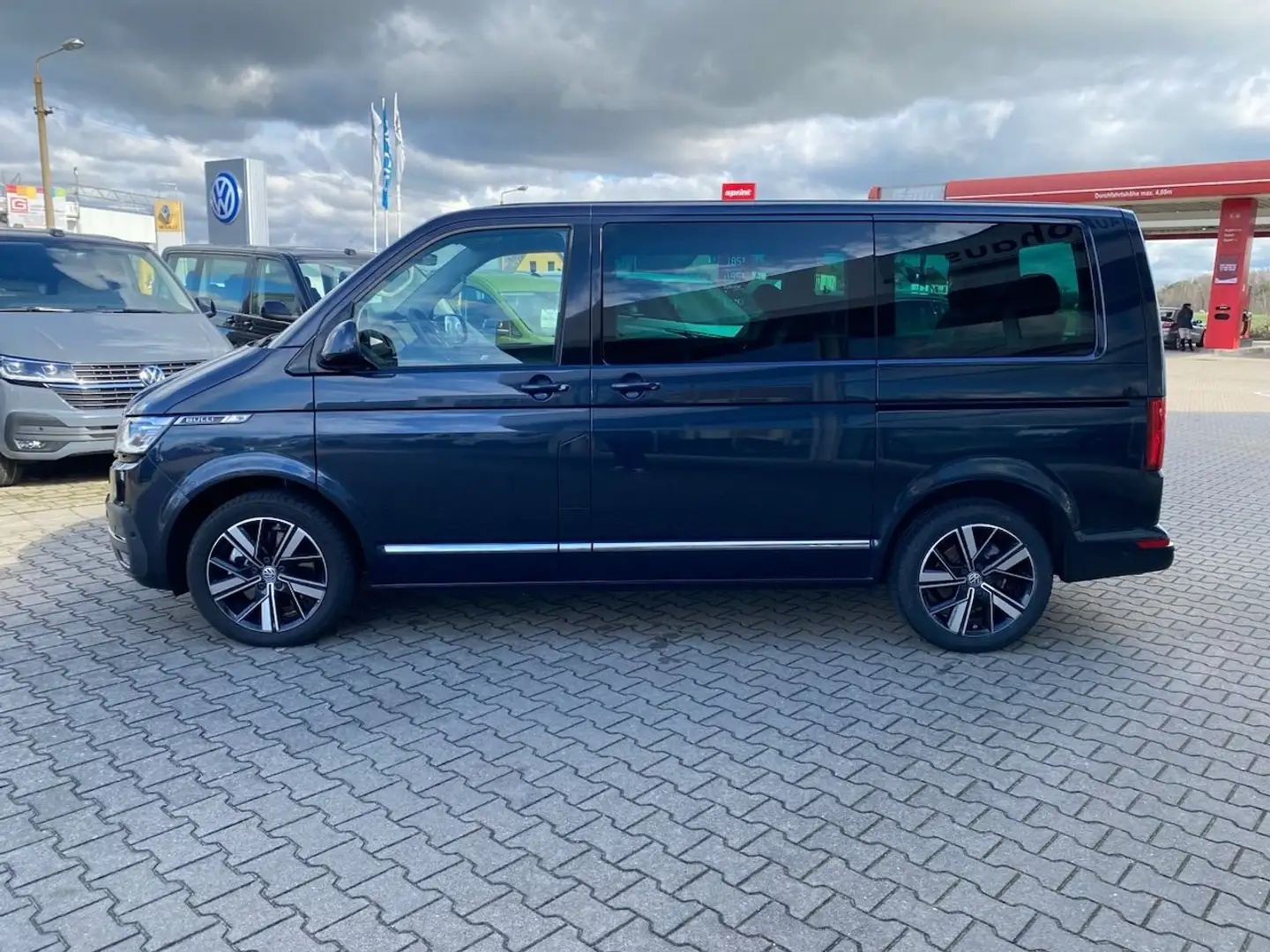 Volkswagen T6 Multivan T6.1 Multivan Highline TDI DSG AHK|ACC|STH|NAV Синій - 2
