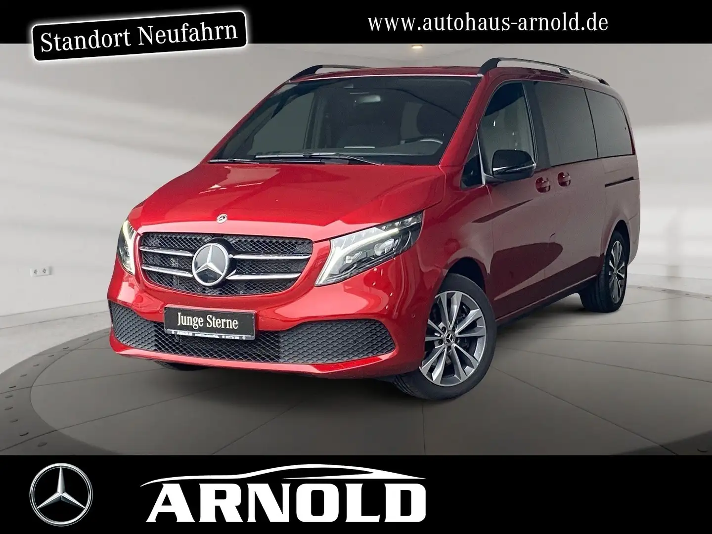 Mercedes-Benz V 300 V 300 d 4M Edition Lang Airmatic DISTRONIC AHK ! Rot - 1