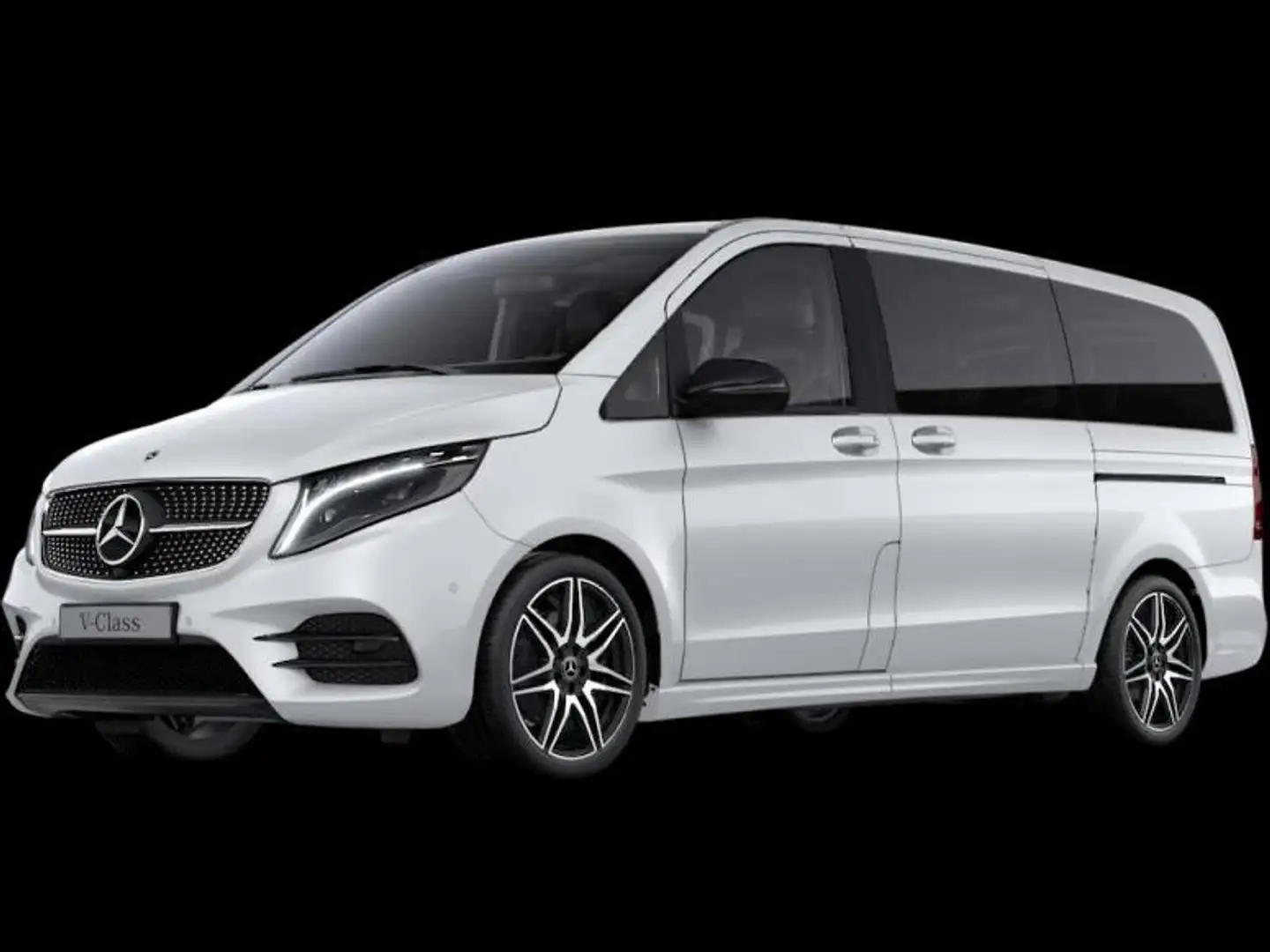 Mercedes-Benz V 250 d Lang AMG-Line 7pl of Dubbel Cabine 5pl Wit - 1