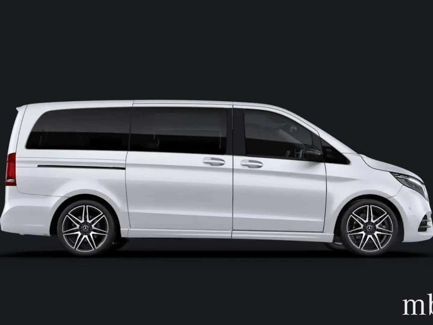 Mercedes-Benz V 250 d Lang AMG-Line 7pl of Dubbel Cabine 5pl Wit - 2