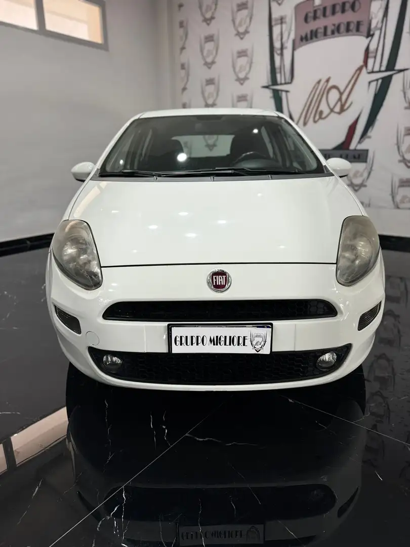 Fiat Punto Punto 5p 1.3 mjt II 16v Lounge eco s Wit - 1