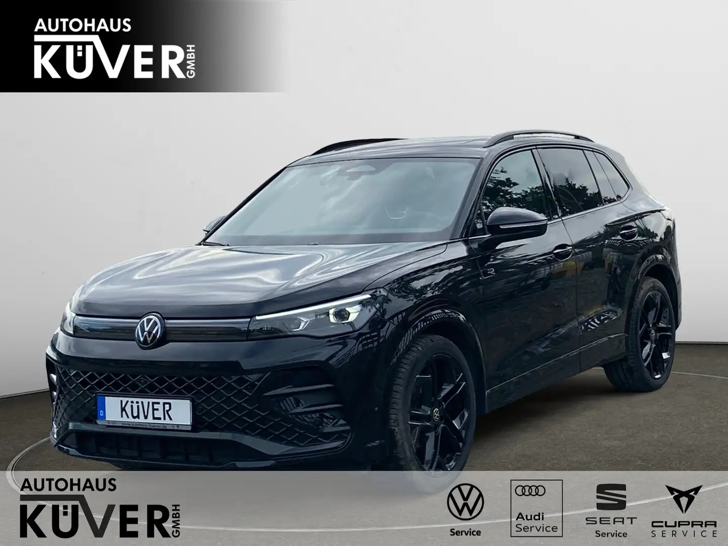 Volkswagen Tiguan R-Line 1,5 TSI DSG Navi+ACC+Pano+Matrix Schwarz - 1