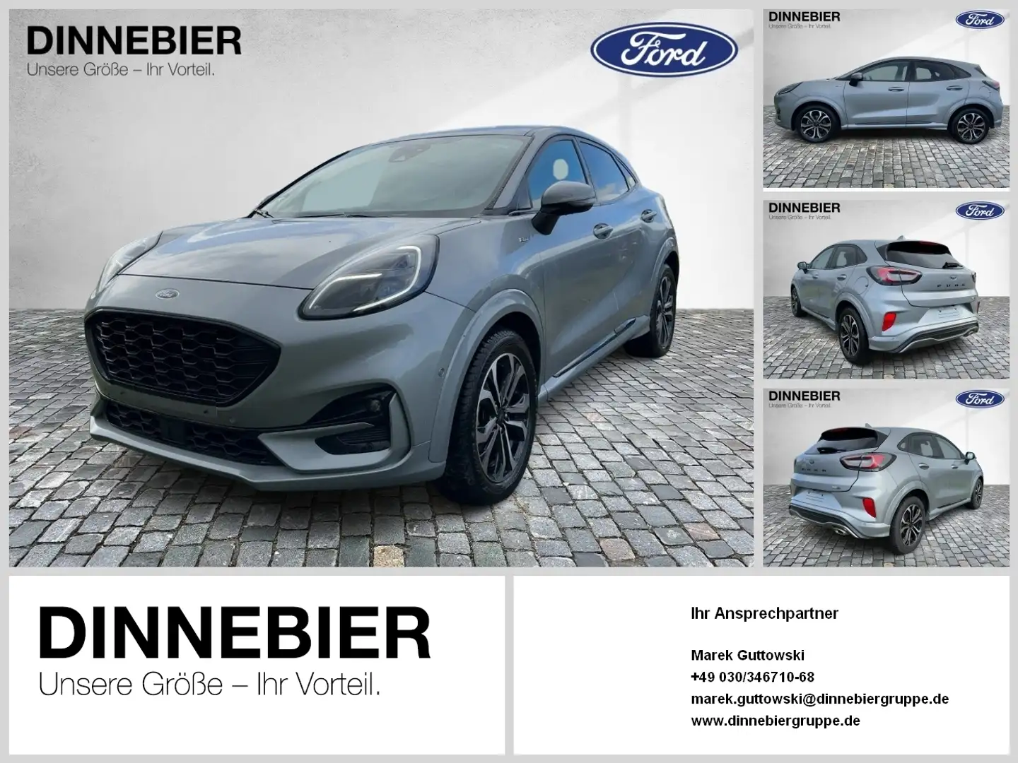 Ford Puma ST-Line X LED+Navi+Kamera+Winterpaket Argent - 1