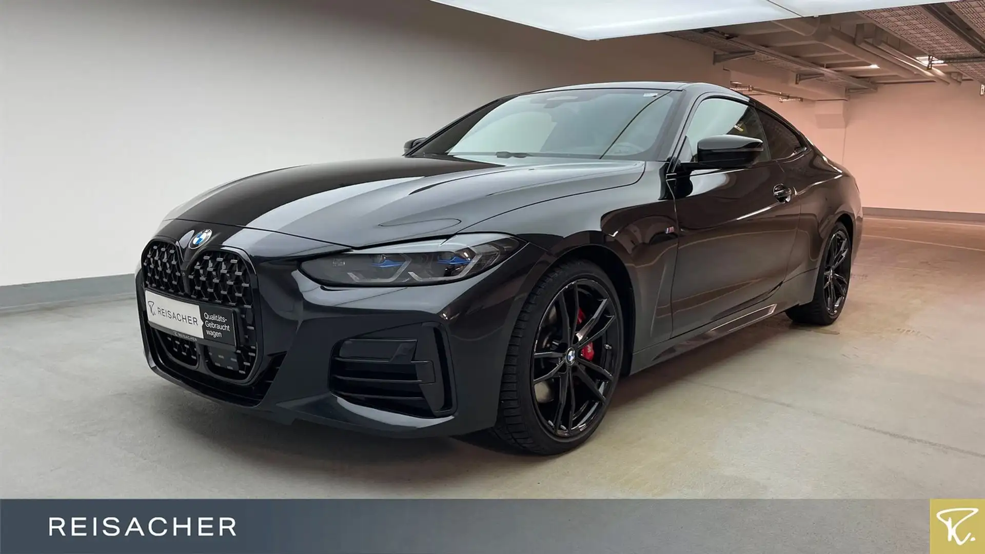 BMW 440 M440d xDrive Coupé M-SportPRO AHK DAProf StdHzg Schwarz - 1