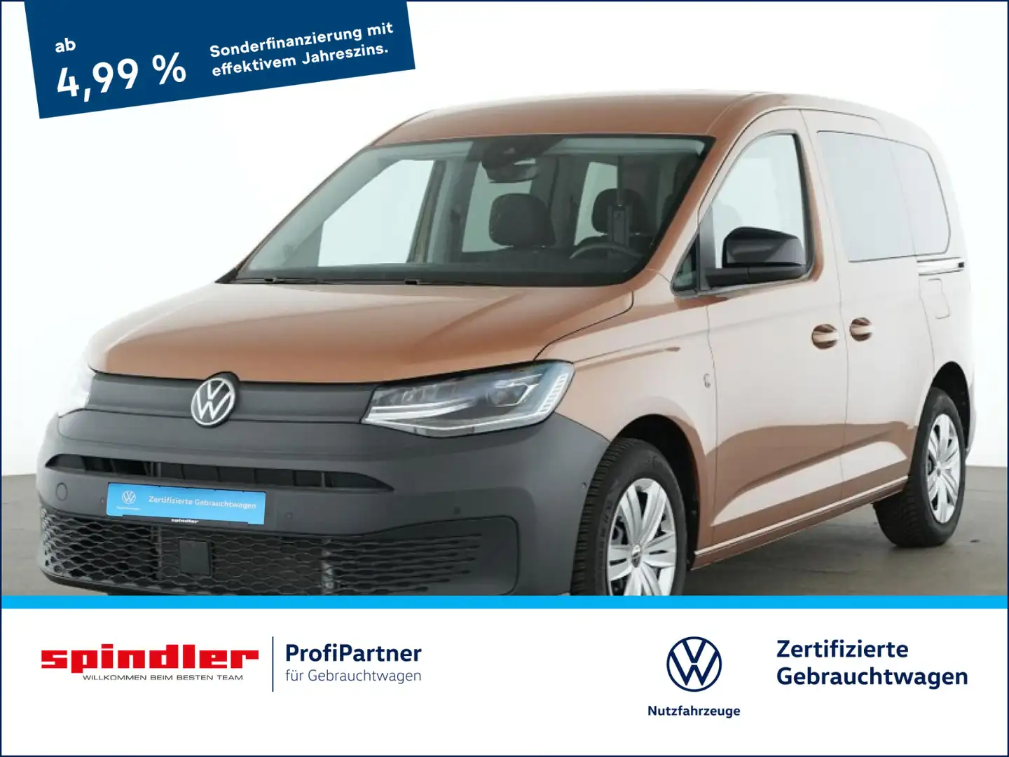 Volkswagen Caddy 2.0 TDI DSG / ACC, RFK Braun - 1