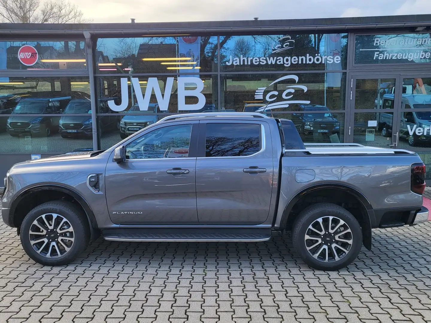 Ford Ranger Platinum 3,0d Standhz Tech93 e-Rollo Diff AKTION Gris - 2