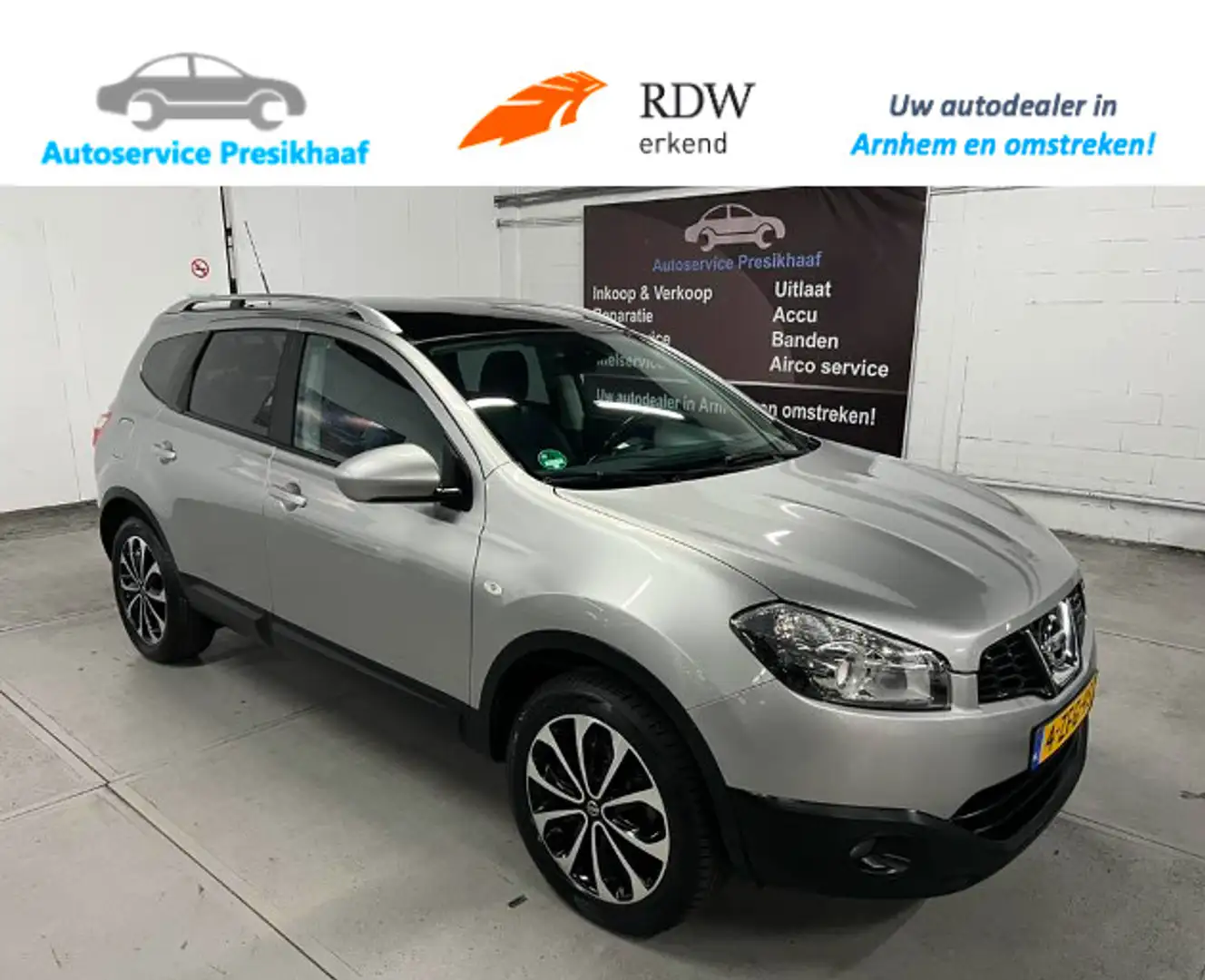 Nissan Qashqai+2 1.6 Optima 7p. CAMERA / NAVI / PANORAMADAK Gris - 1