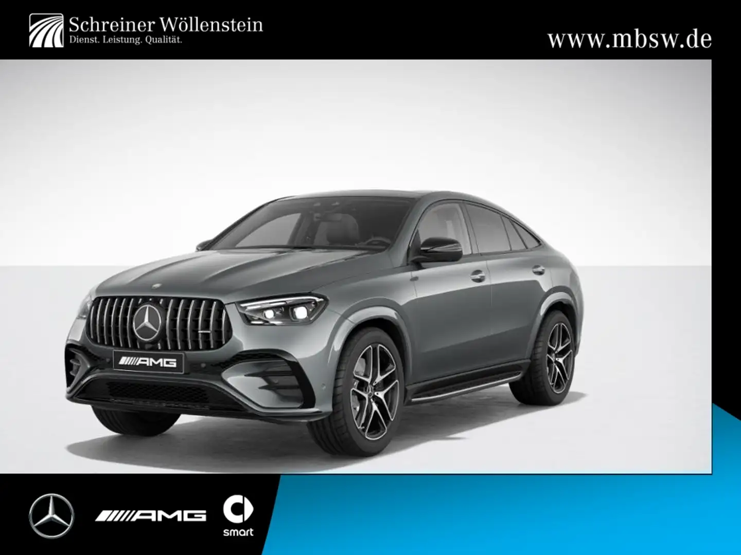 Mercedes-Benz GLE 53 AMG 4m+ C Night*HUD*Pano*AHK*Sitzkli*Burm Grigio - 1