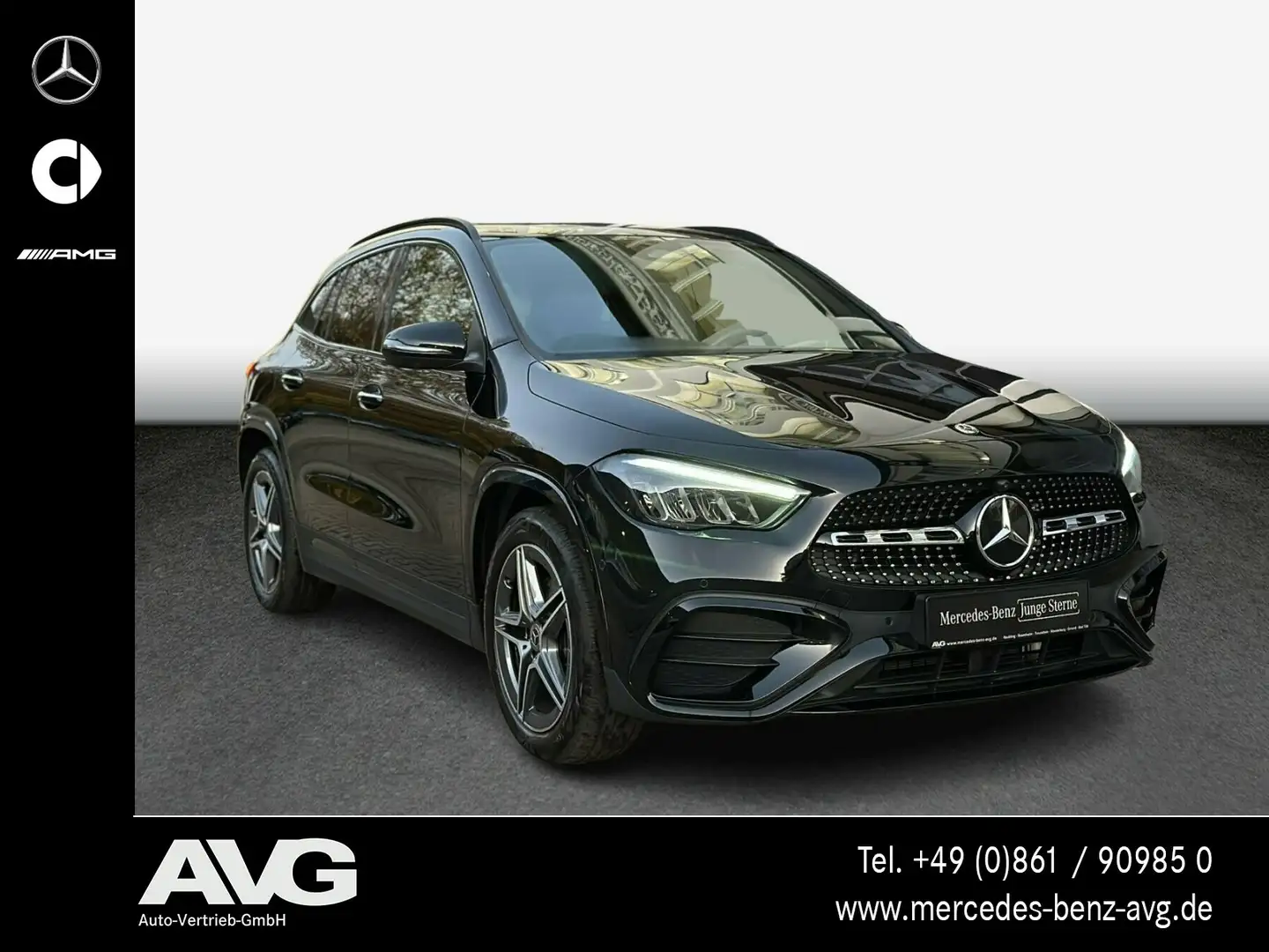 Mercedes-Benz GLA 200 GLA 200 Edition-AMG Pano AHK Burm Std.Heiz Distr Schwarz - 2