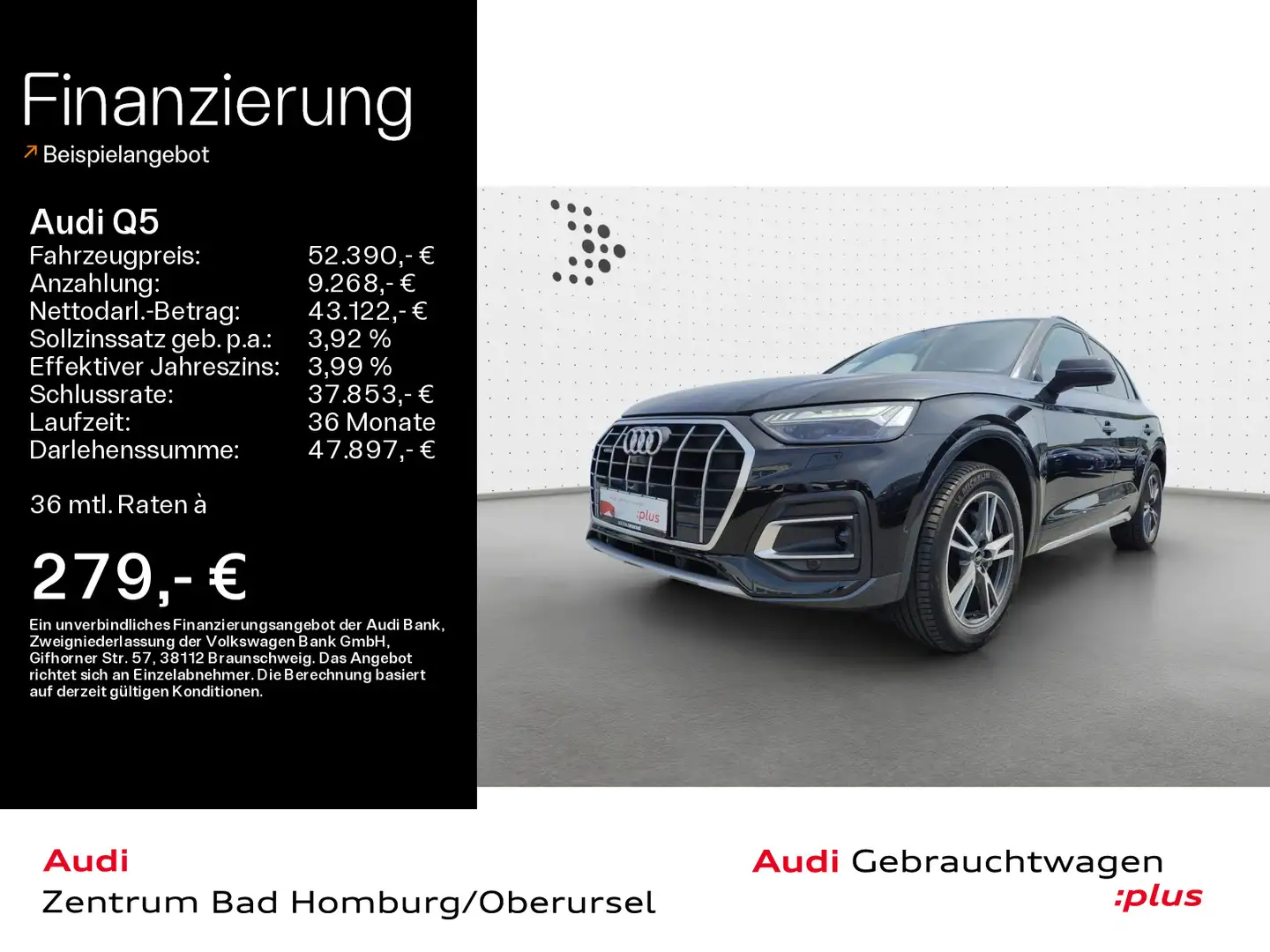 Audi Q5 Advanced 45 TFSI quattro*S line*Stadt/'Tour*M Black - 1