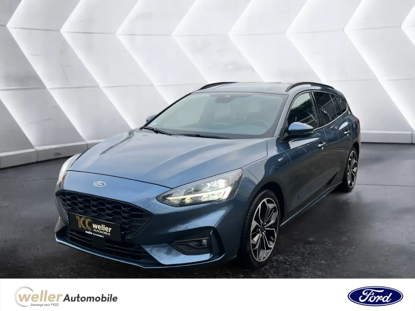 Ford Focus Turnier 1.5 EcoBoost ''ST-Line X'' Rückfahrkamera Blauw - 1