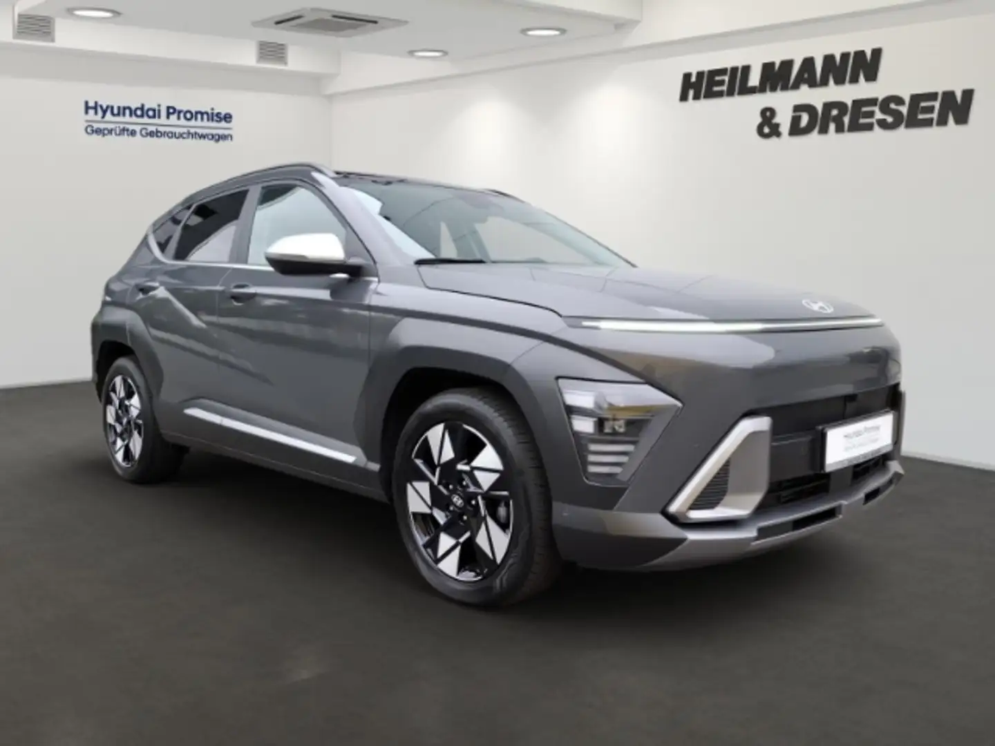 Hyundai KONA Prime 1,6 Automatik/Glasschiebedach/BOSE/Leder/Nav Gris - 2