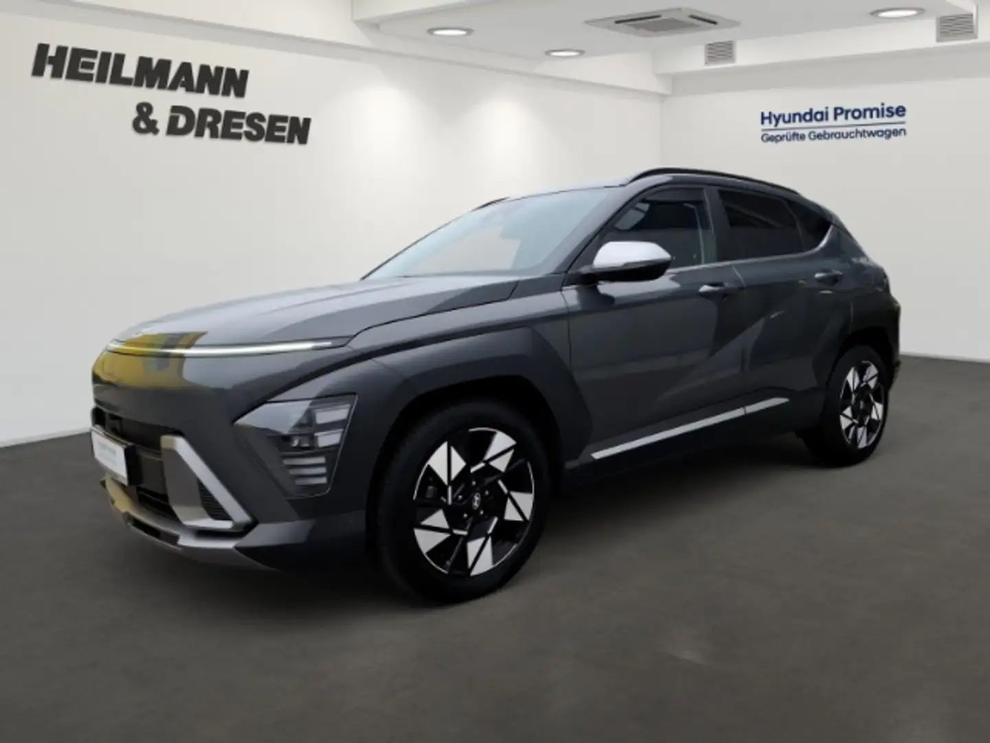 Hyundai KONA Prime 1,6 Automatik/Glasschiebedach/BOSE/Leder/Nav Gris - 1