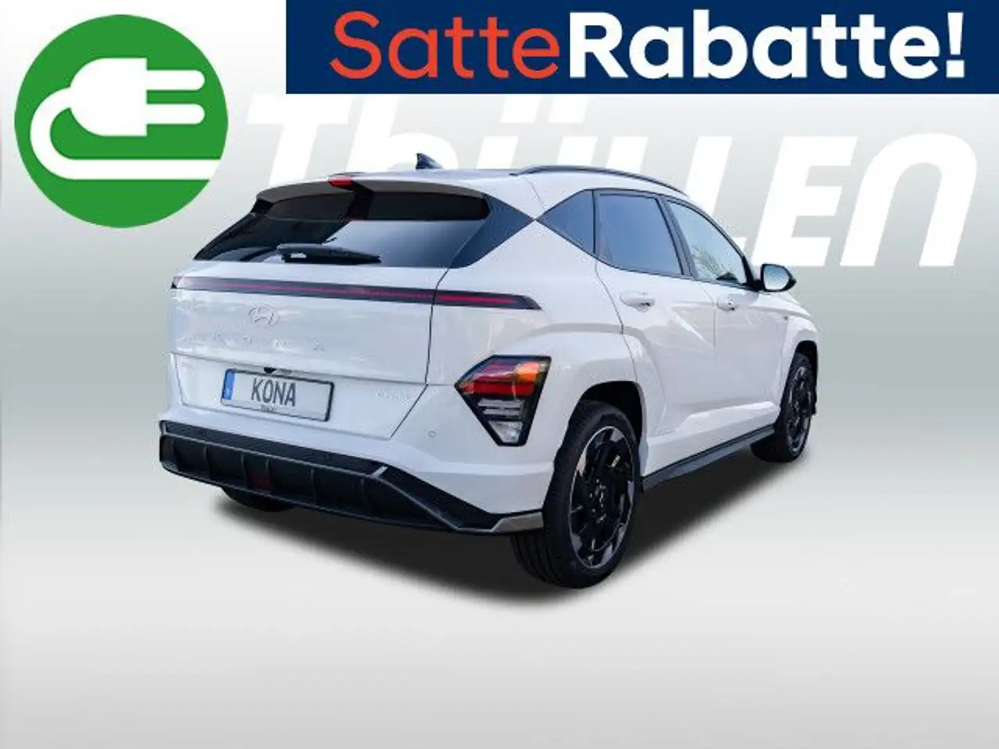 Hyundai KONA EV N-Line el. Heckklappe 65,4kWh Batterie LED Wit - 2