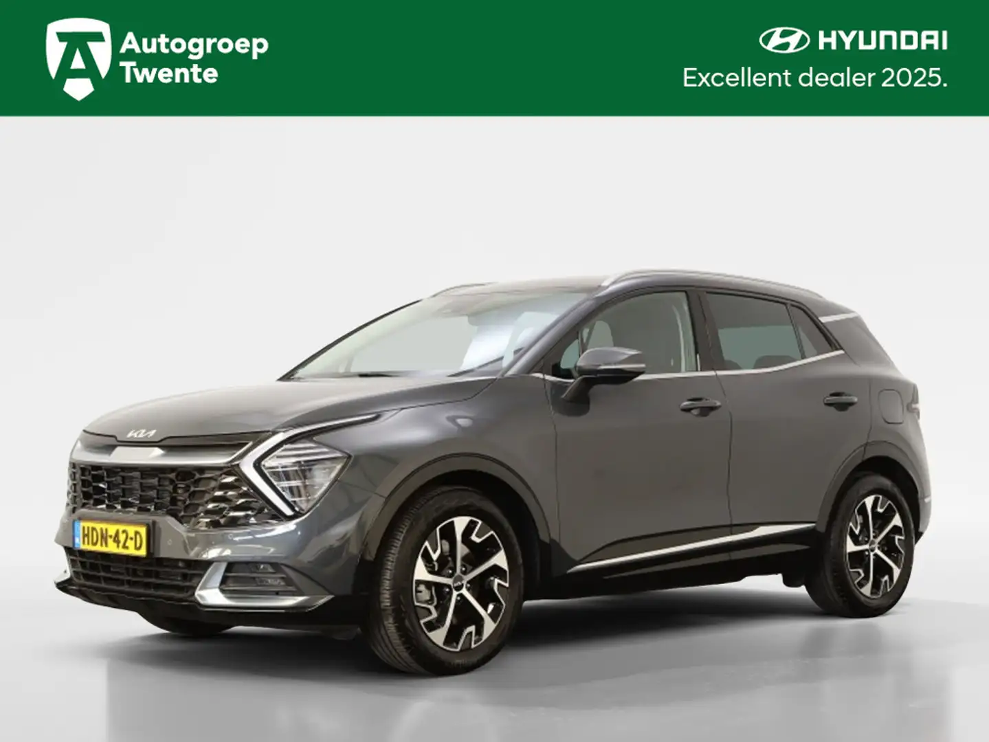 Kia Sportage 1.6 T-GDi DynamicL.| Cruise | Navigate | Carplay | Grijs - 1