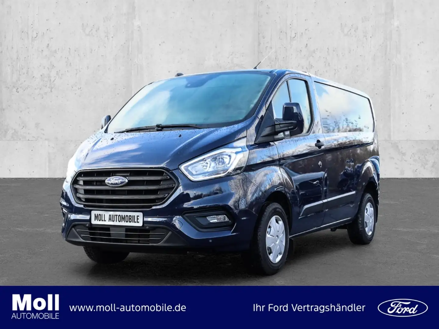 Ford Transit Custom Kasten 280 L1 Trend 2.0 TDCi EU6d AHK DAB Rückfahr Bleu - 1