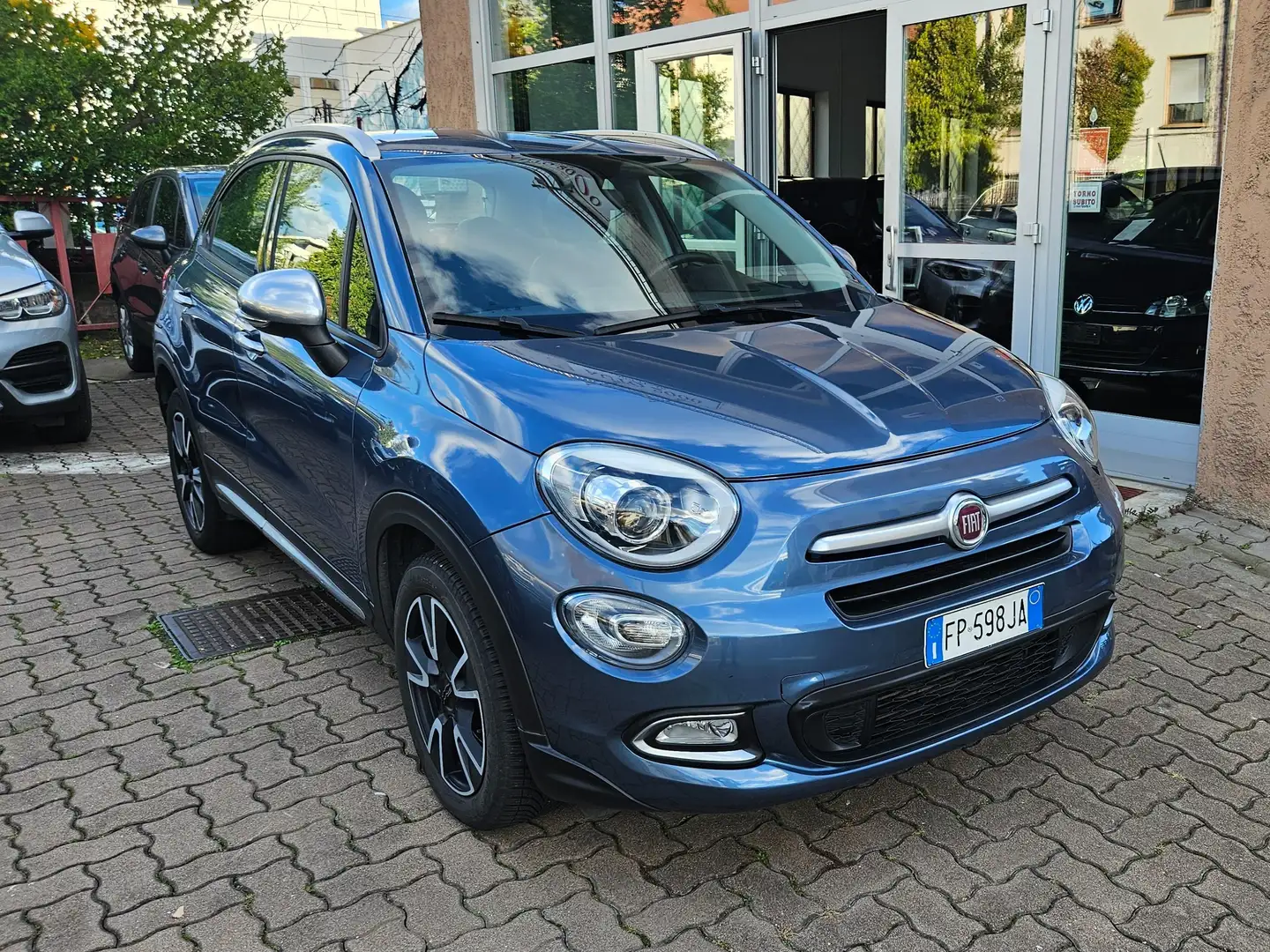 Fiat 500X 1.3 mjt Mirror 4x2 95cv CAM-U-CONNECT-NEOPATENTATI Blu/Azzurro - 1