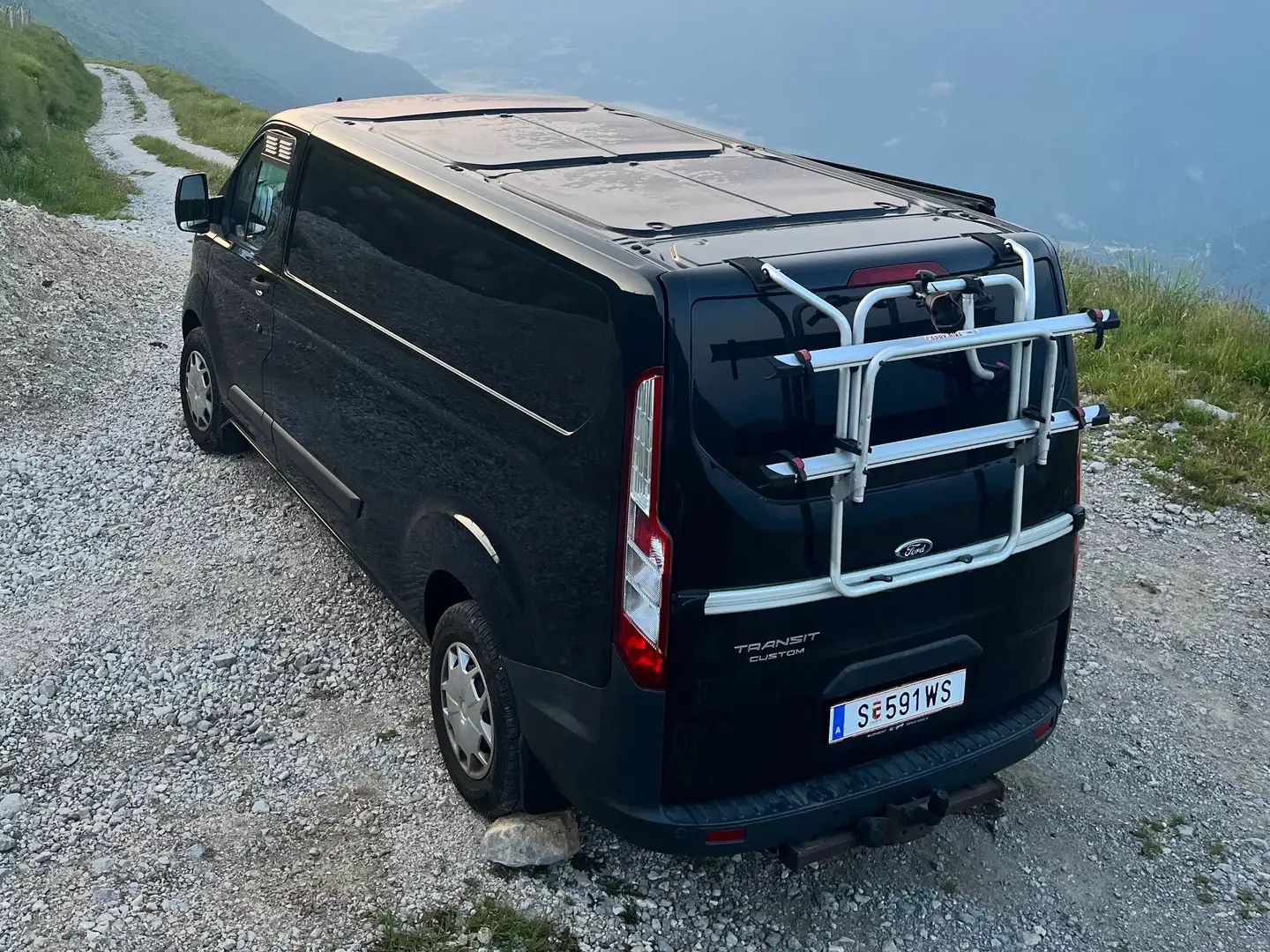 Ford Transit Custom WOHNMOBIL CAMPER Transit Custom 2,0 TDCi Schwarz - 2