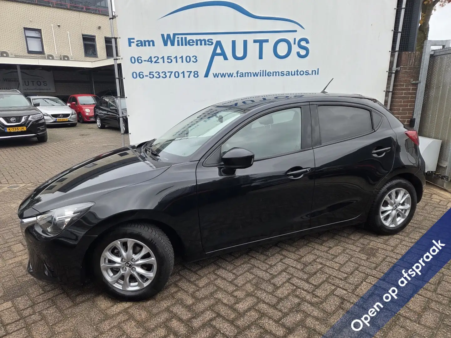 Mazda 2 1.5 Skyactiv-G TS Zwart - 1