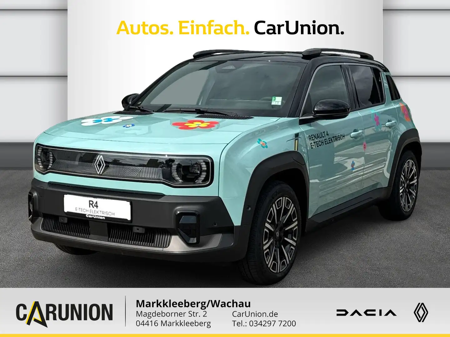 Renault R 4 E-Tech elektrisch Iconic 150 Comfort Range Grün - 1