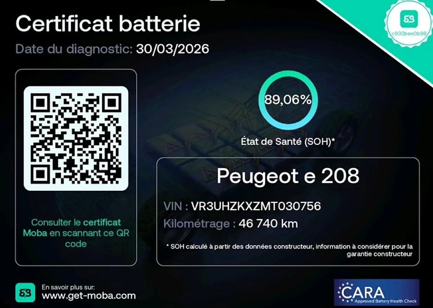 Peugeot e-208 50kWh Active Business Weiß - 2