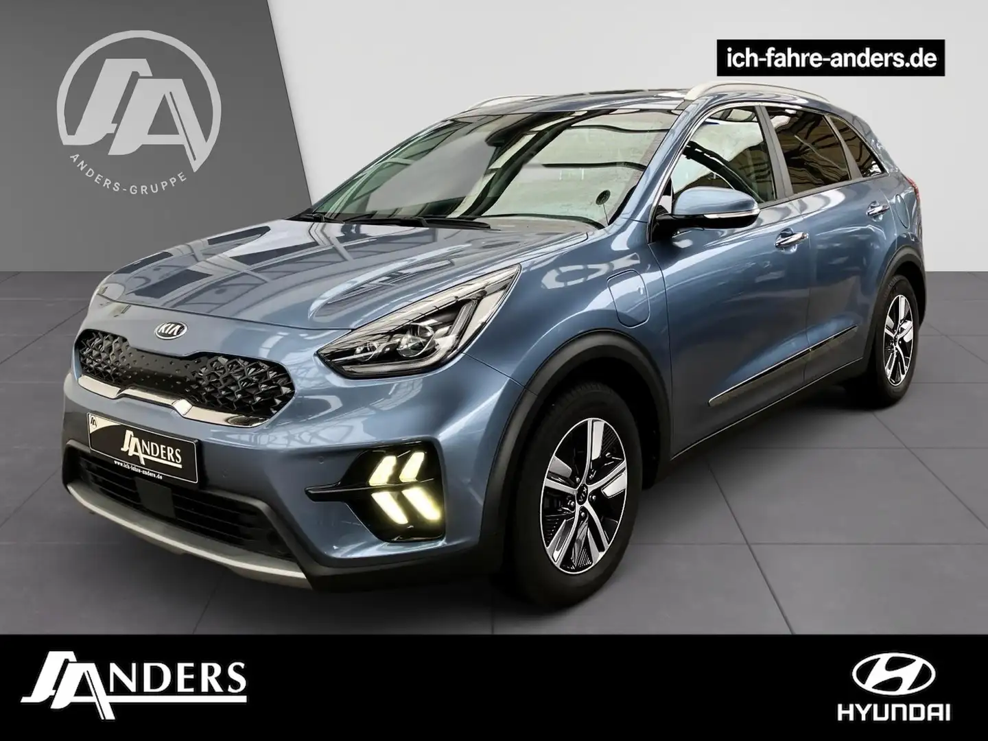 Kia Niro 1.6 PHV Spirit Navi+SHZ+LED+PDC+Kamera+ACC Blu/Azzurro - 1