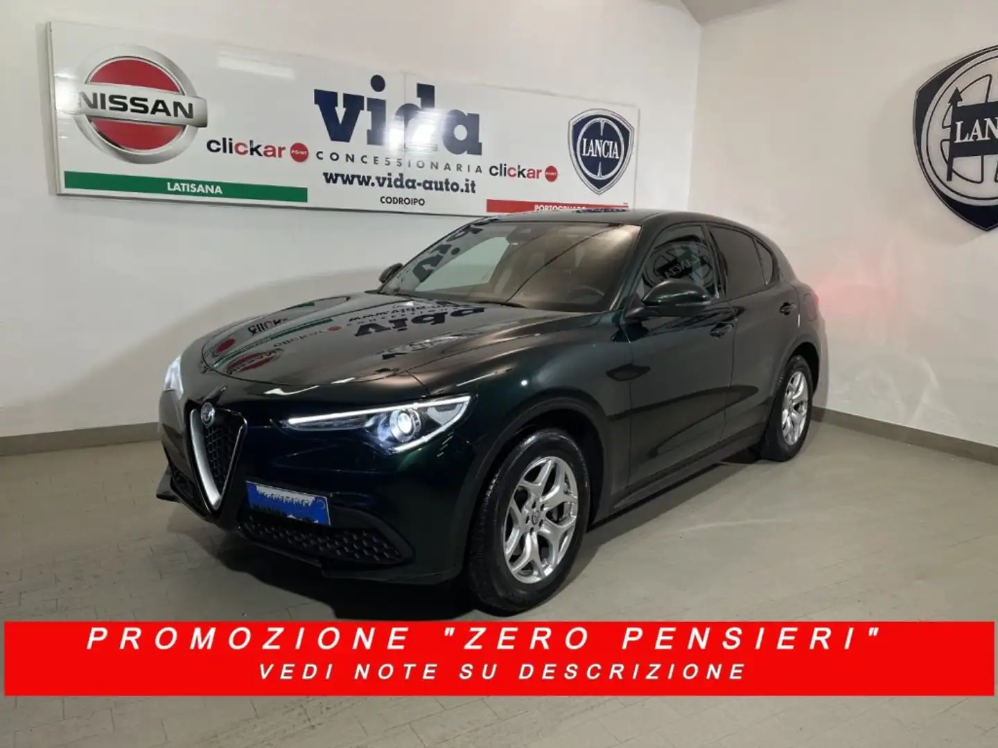 Alfa Romeo Stelvio 2.2 Turbodiesel 190 CV AT8 Q4 Business Verde - 1