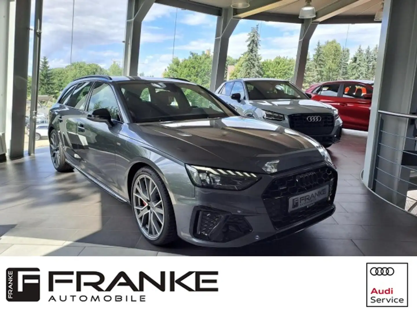 Audi A4 Avant 40 TDI quattro S line MATRIX Klima Navi Gris - 1