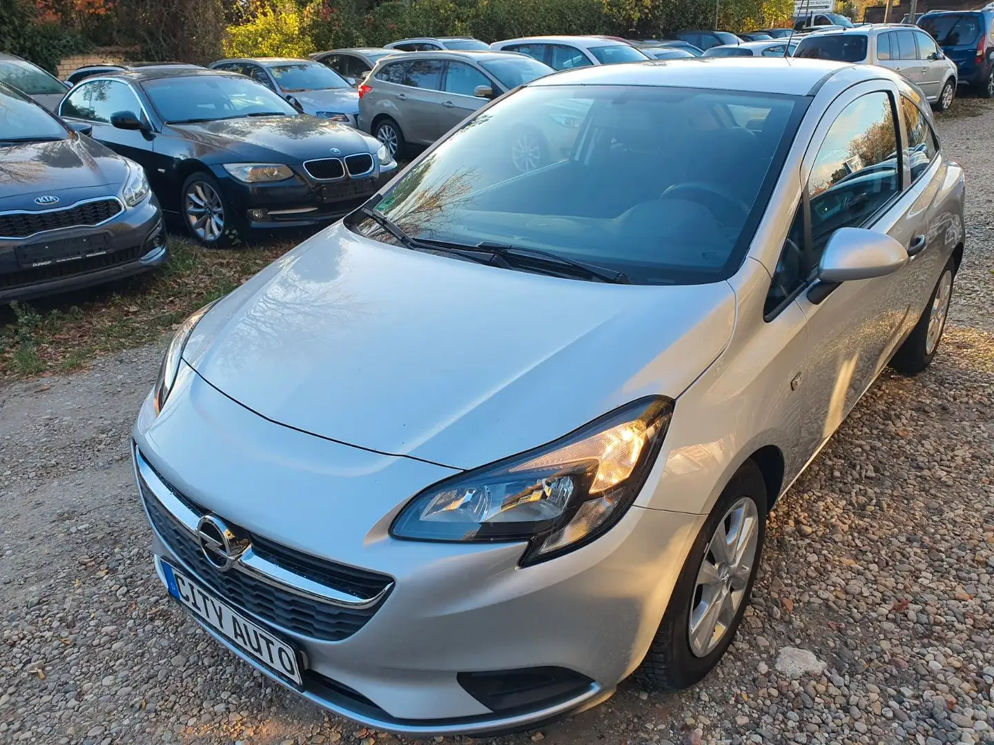 Opel Corsa E Selection/1.Hand/Scheckheft Argento - 1