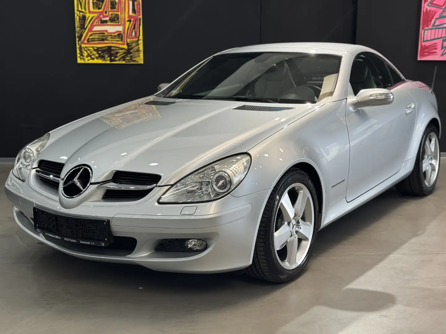 Mercedes-Benz SLK 200 SLK 200 Kompressor*Automatik*SH*Leder*TÜV 06/27 Zilver - 2