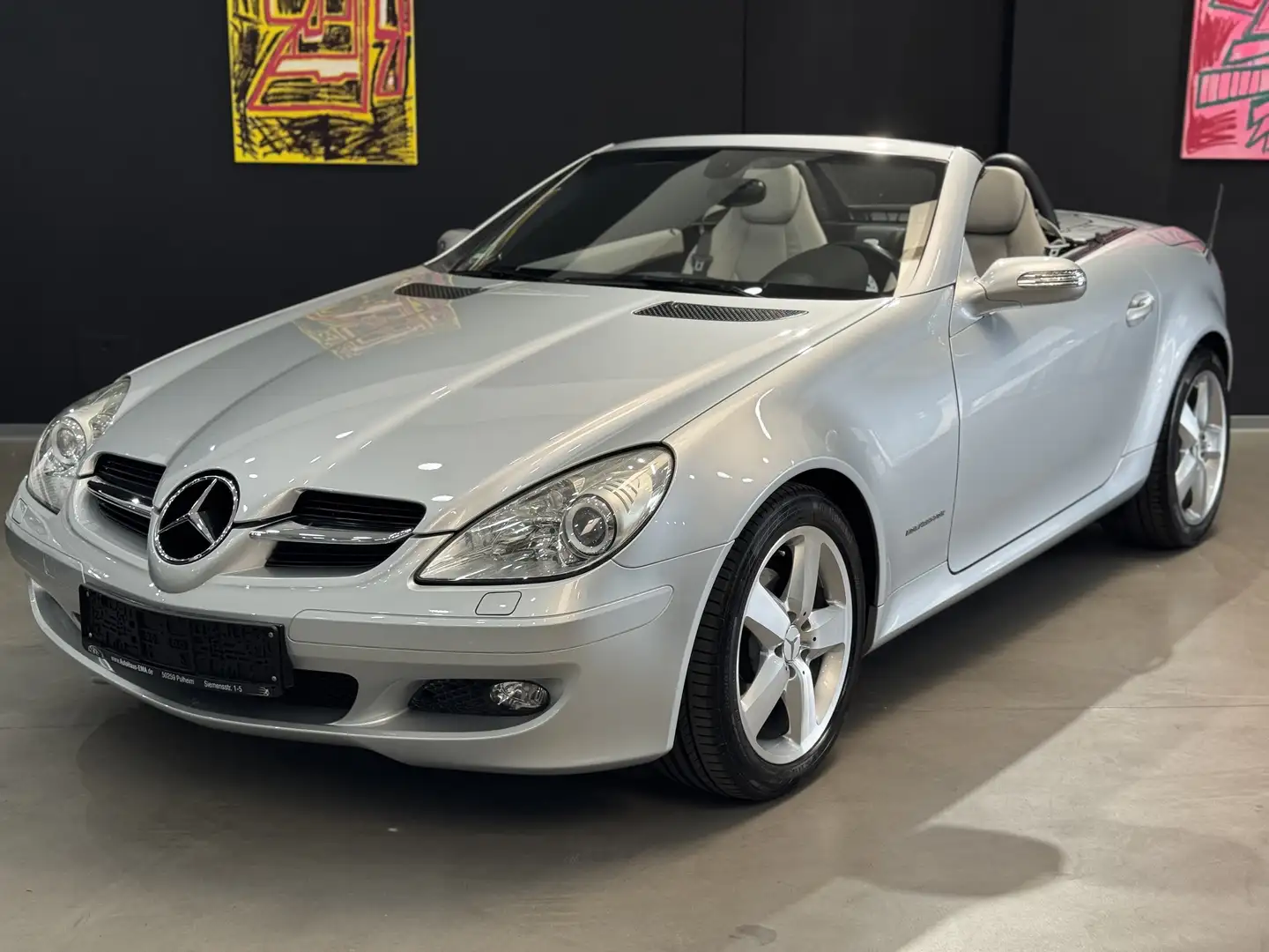 Mercedes-Benz SLK 200 SLK 200 Kompressor*Automatik*SH*Leder*TÜV 06/27 Zilver - 1