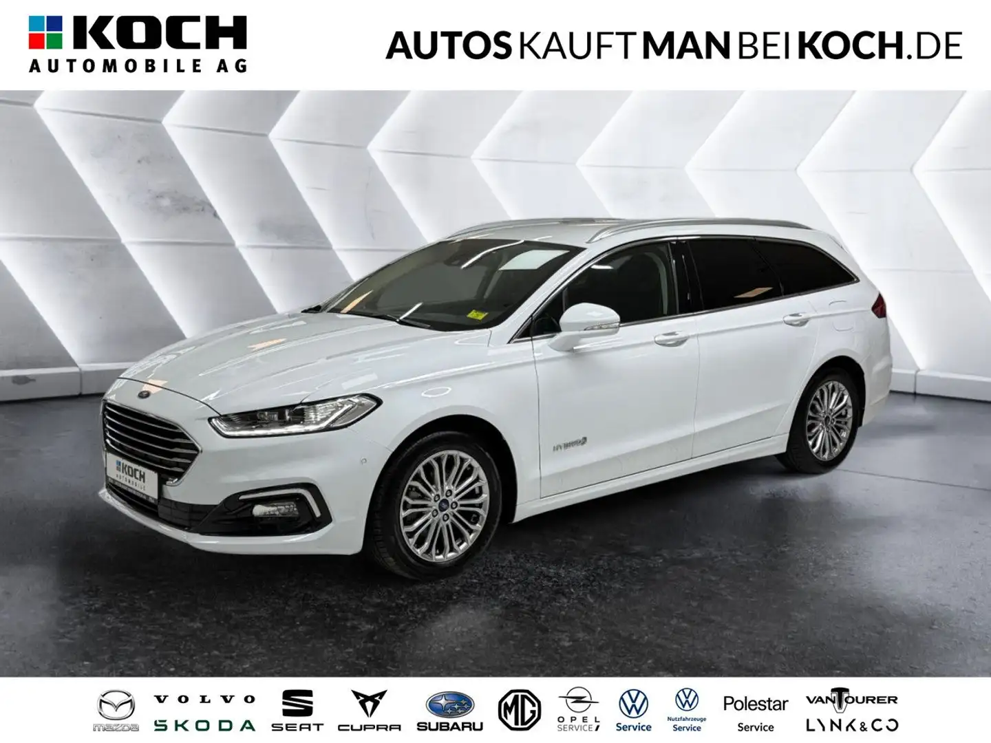 Ford Mondeo 2.0 Hybrid Titanium LED SHZ LHZ TEMP NAVI Weiß - 1