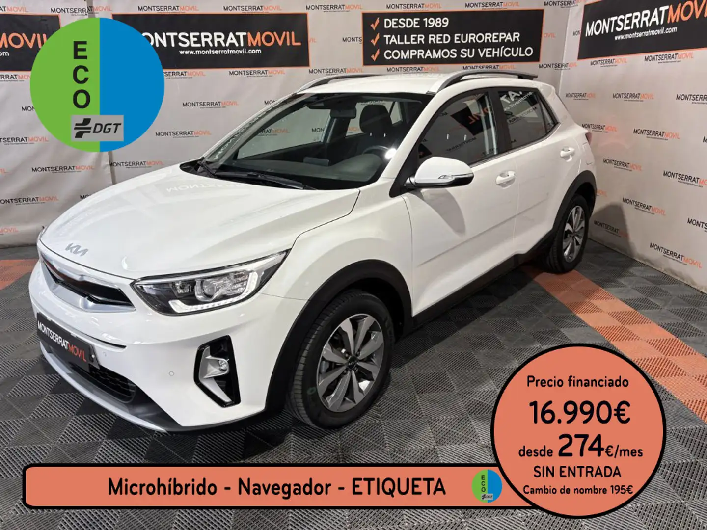 Kia Stonic 1.0 T-GDi MHEV Drive 100 Blanco - 1