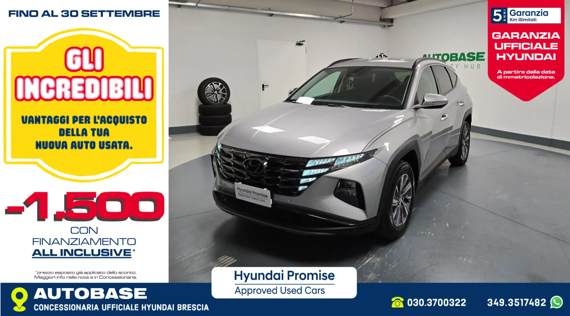 Hyundai TUCSON 1.6 hev Xline 2wd auto Paars - 1