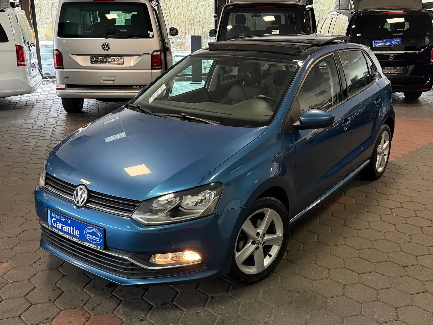 Volkswagen Polo V 1.2*AUTOMATIK*NAVI*KLIMA*TEMPO*PDC*PANO* Bleu - 1