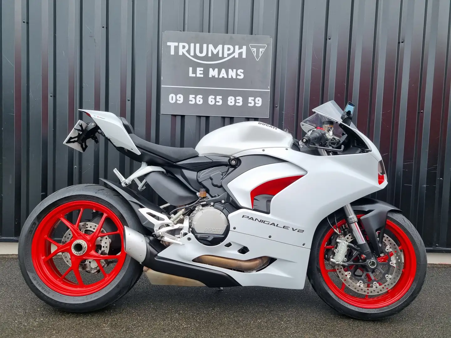 Ducati Panigale V2 Blanc - 1