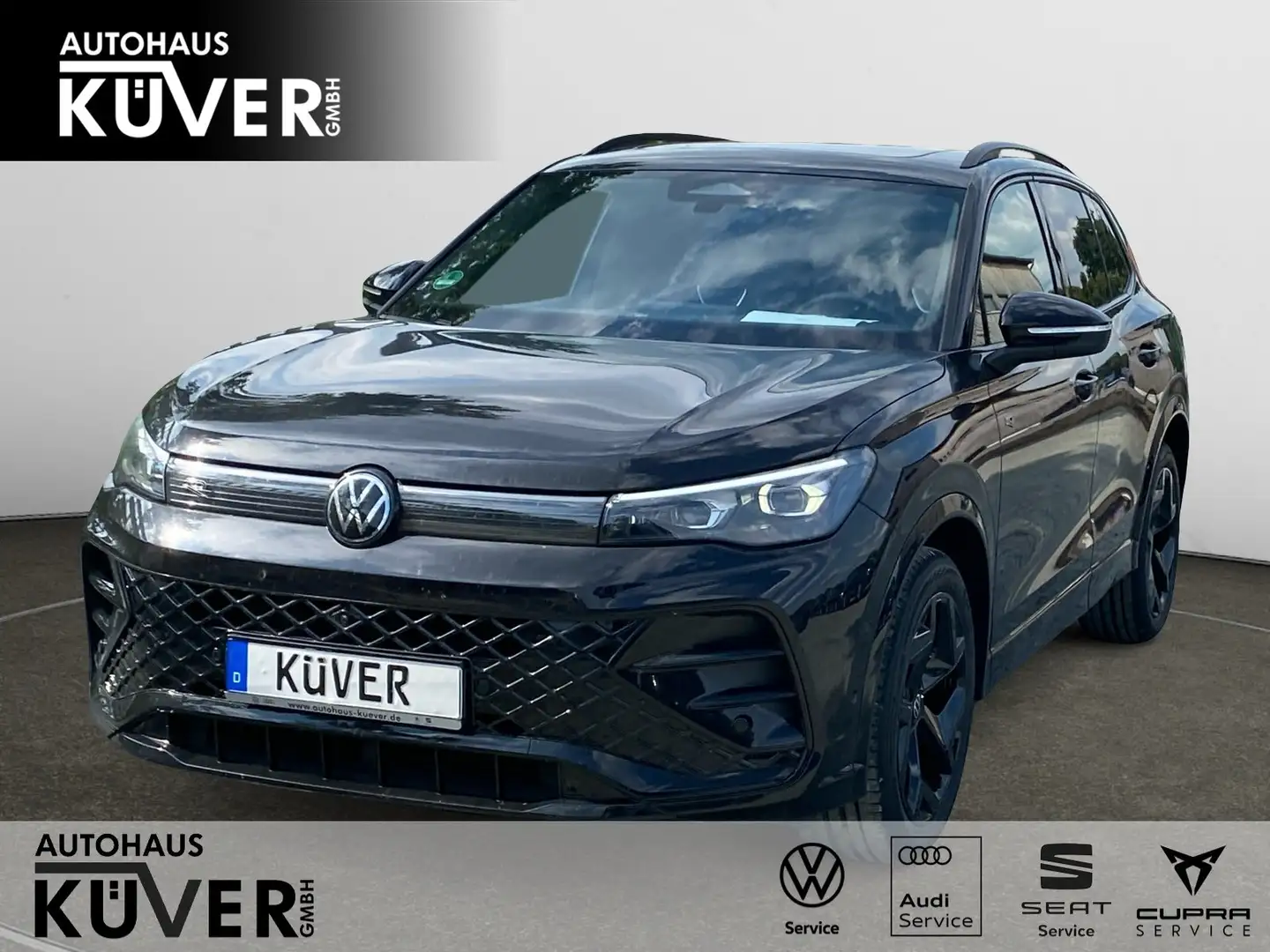Volkswagen Tiguan R-Line 1.5 TSI DSG Navi+ACC+Pano+Matrix Schwarz - 1