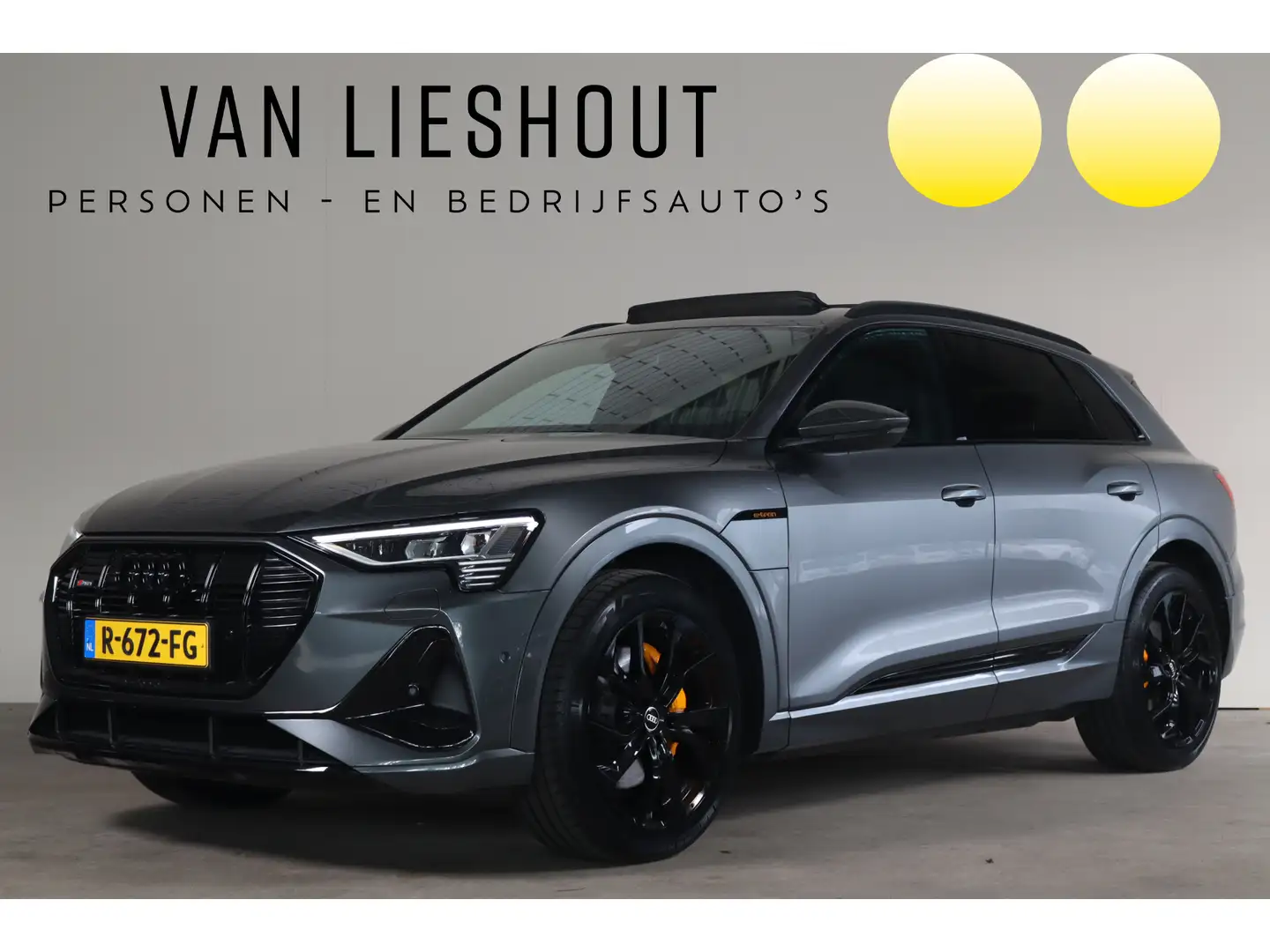 Audi e-tron 55 quattro S edition 95 kWh NL-Auto!! Panoramadak Grijs - 1