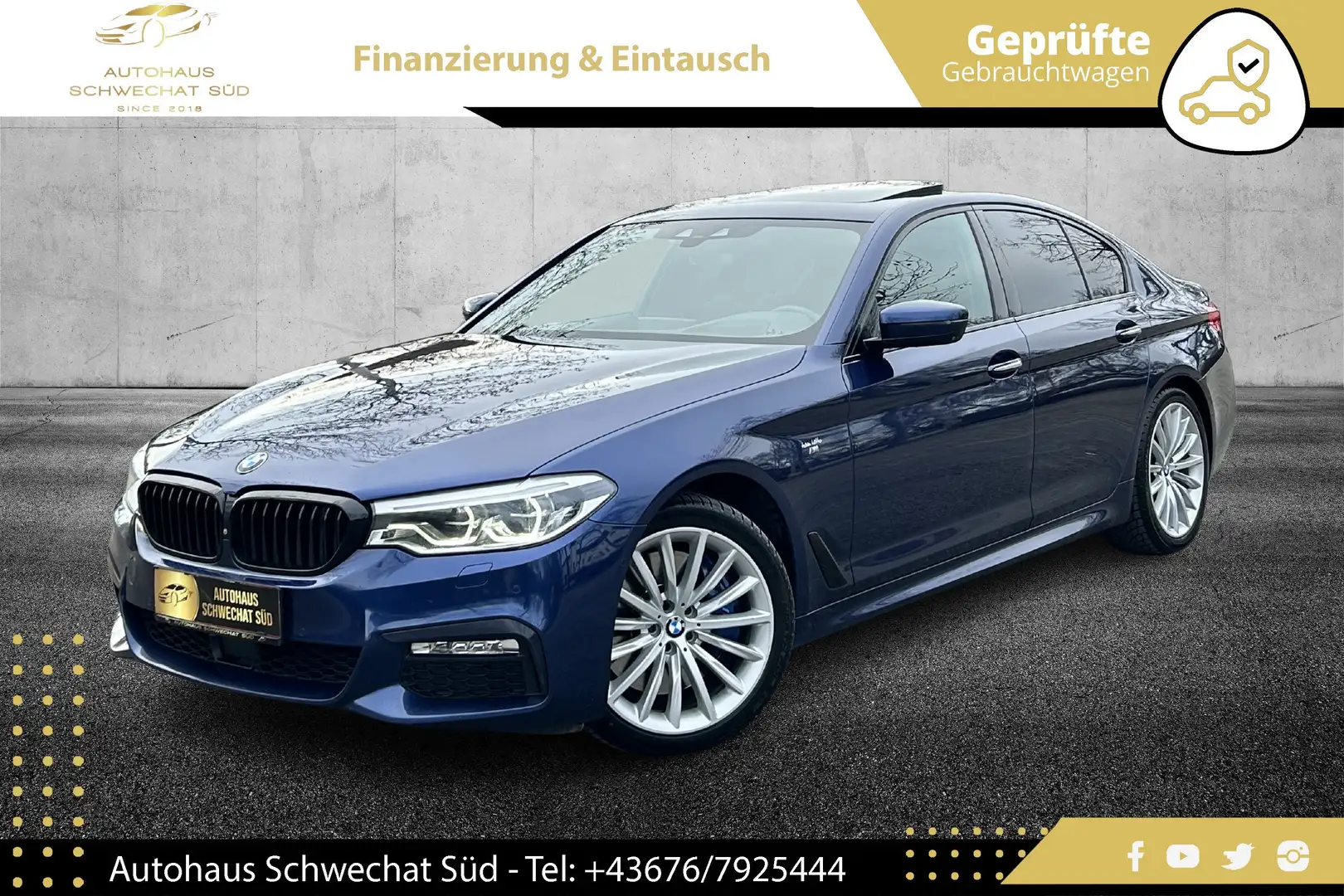 BMW 540 d xDrive M Sport // NIGHT VISION // 360GRAD KAMERA Blau - 1