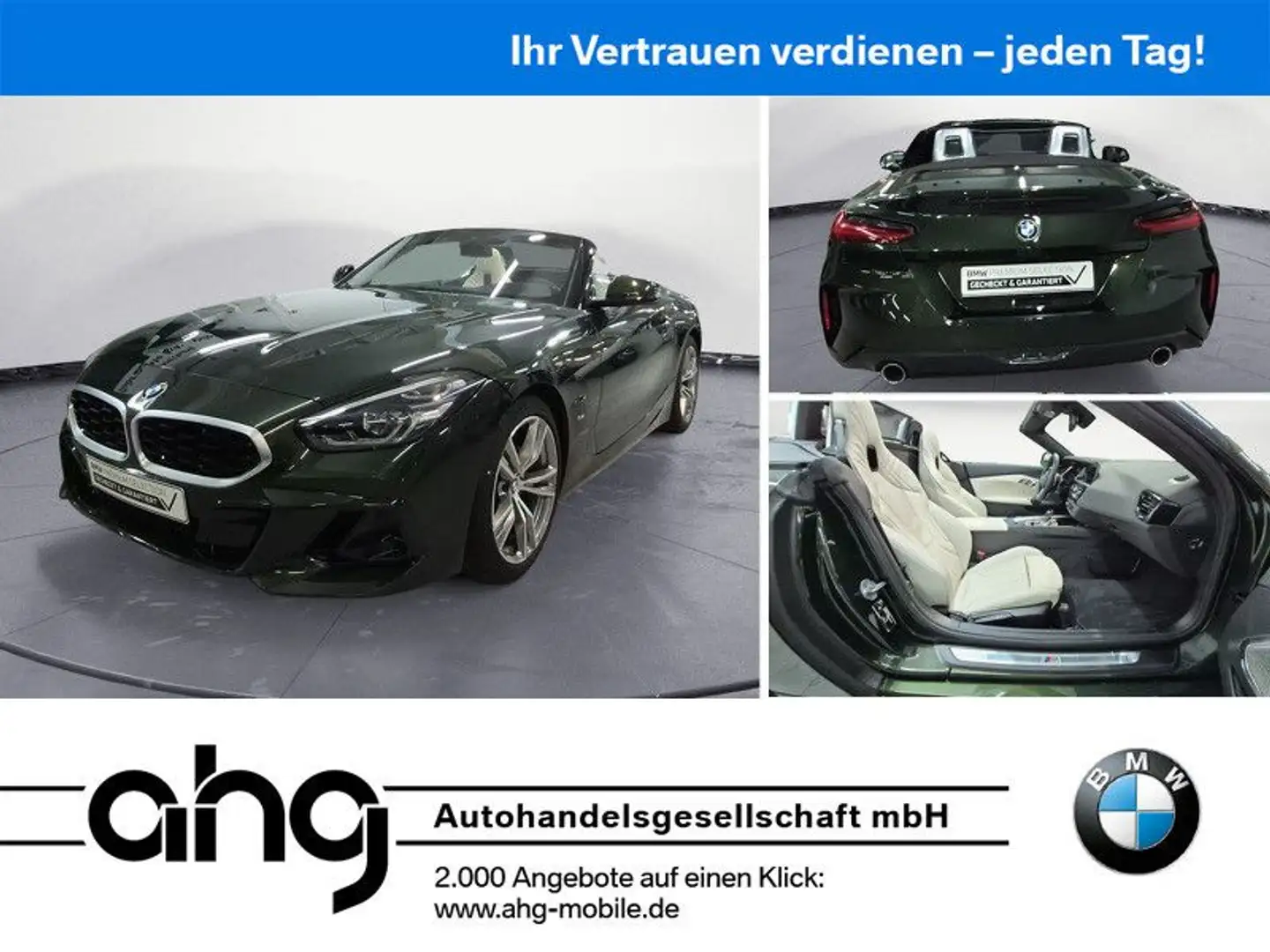 BMW Z4 sDrive20i Cabrio M Sportpaket Innovationsp. Vert - 1