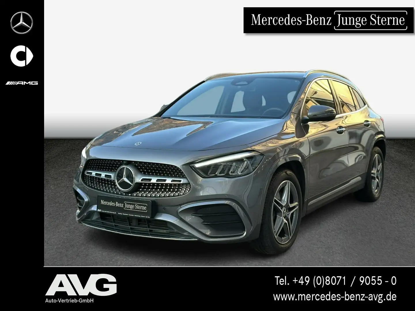 Mercedes-Benz GLA 220 GLA 220 4M AMG-Advanced-Plus Distronic LED Rkam Grau - 1