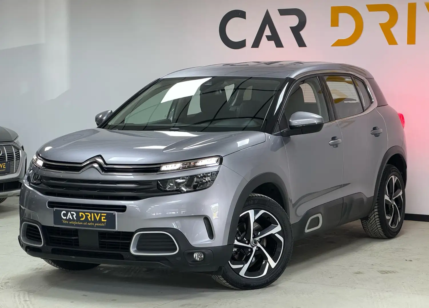 Citroen C5 Aircross 1.5 HDi b auto palette/pdc av ar/carplay/1ere main Grijs - 1