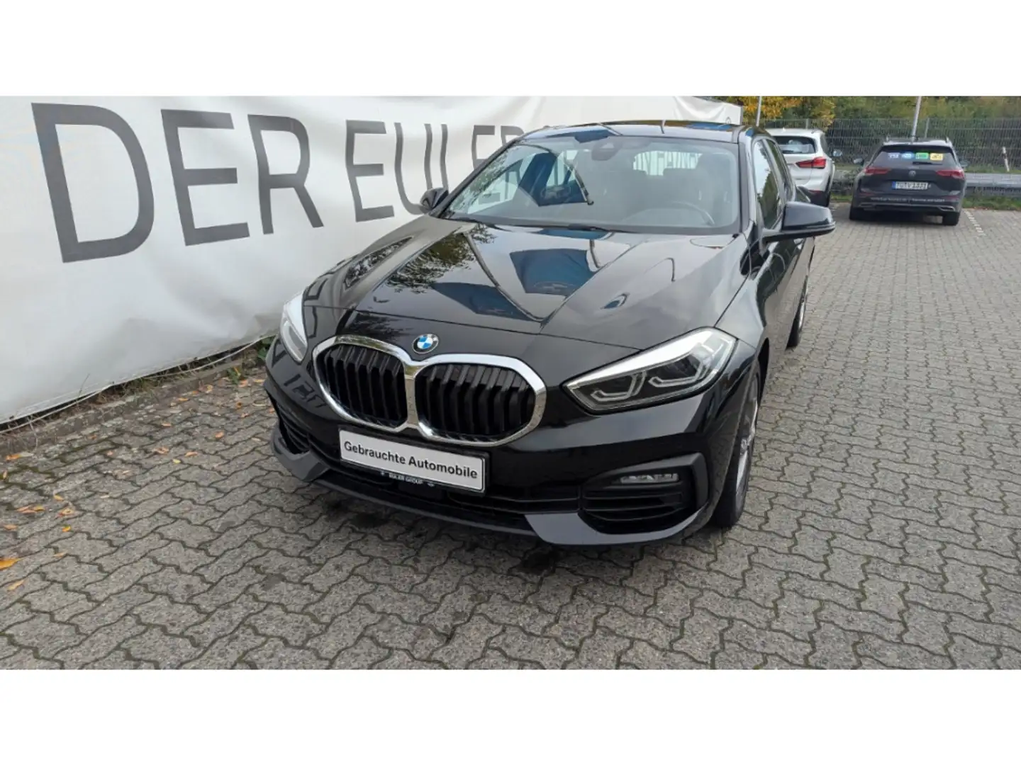 BMW 120 i 5-Türer HUD AHK-abnehmbar El. Pano Navi Leder So Schwarz - 2