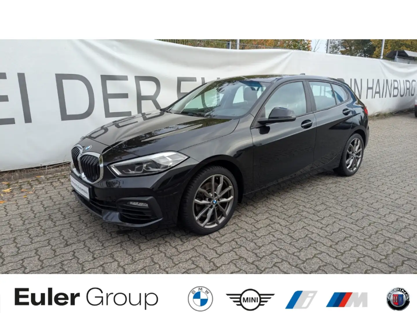 BMW 120 i 5-Türer HUD AHK-abnehmbar El. Pano Navi Leder So Noir - 1