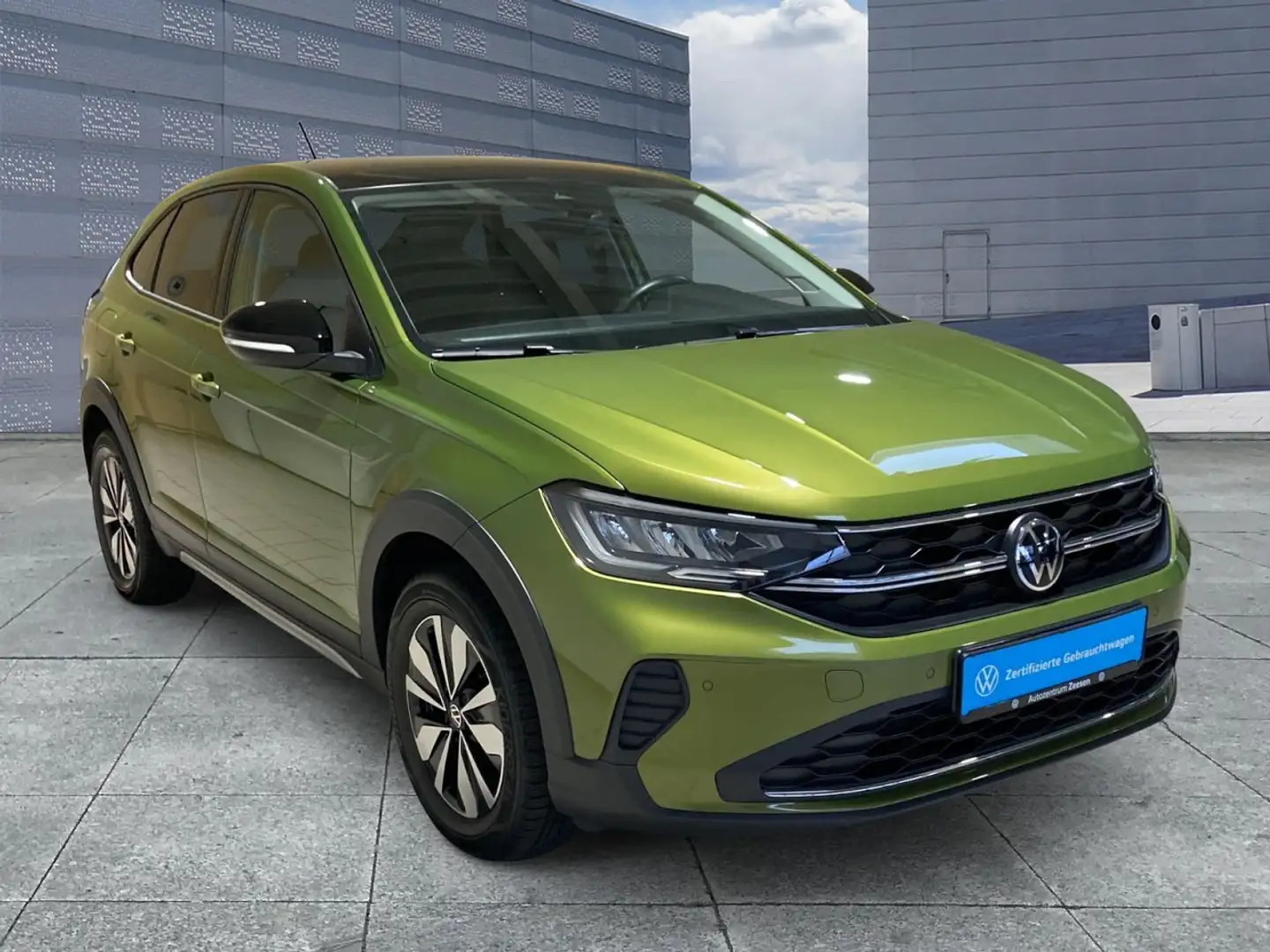 Volkswagen Taigo 1.0 TSI GOAL OPF+USB+DAB+SHZ+EPH+MAL+BAA+ Klima Grün - 2