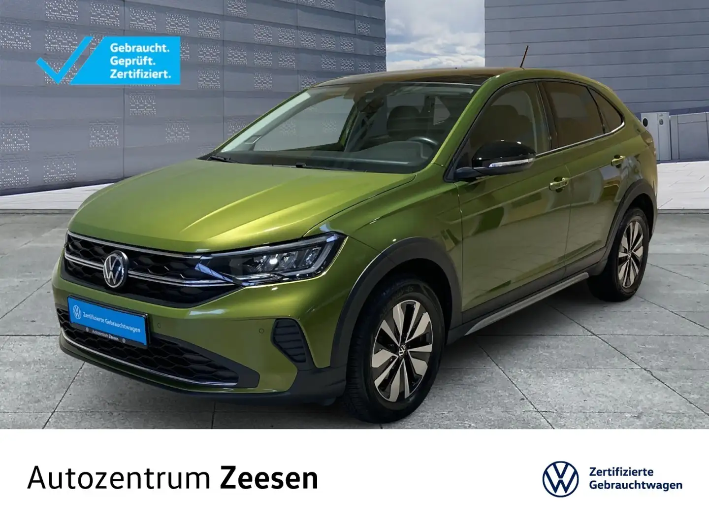 Volkswagen Taigo 1.0 TSI GOAL OPF+USB+DAB+SHZ+EPH+MAL+BAA+ Klima Grün - 1