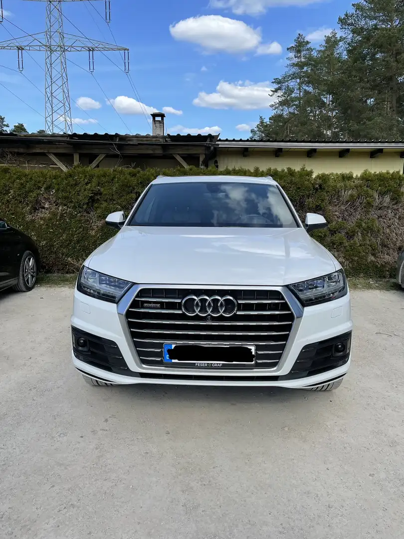 Audi Q7 3.0 TDI quattro S-Line Weiß - 2
