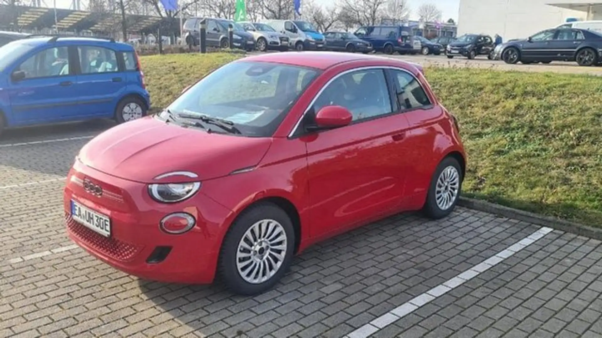 Fiat 500 RED Rot - 1