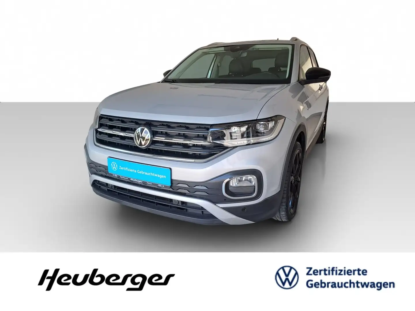 Volkswagen T-Cross 1.5 TSI DSG Style, AHK, Navi, SHZ,R.Kam. Silber - 1