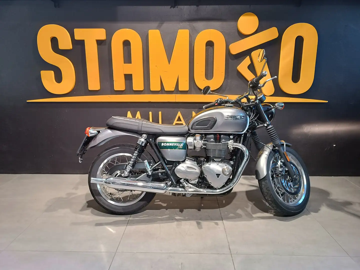 Triumph Bonneville T120 Gold Line Edition Grigio - 1